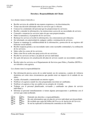 Document preview: Formulario CFS496/S Derechos Y Responsabilidades Del Cliente - Illinois (Spanish)