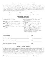 Formulario CFS483-1/S Lista De Verificacion De Planeacion De Opcion De Permanencia Para El Cuidador - Illinois (Spanish), Page 2