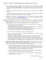 Formulario CFS403-E/S Derechos Y Responsabilidades De Los Padres Natales En Illinois - Illinois (Spanish), Page 2