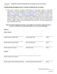 Formulario CFS403-E/S Derechos Y Responsabilidades De Los Padres Natales En Illinois - Illinois (Spanish), Page 4