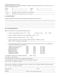 Formulario CFS604/S Evaluacion Medica De Un Adulto En Un Hogar Adoptivo O De Crianza Temporal - Illinois (Spanish), Page 2