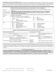 Formulario CFS718-B/S Autorizacion Para Verificacion De Antecedentes Para Cuidados De Menores De Edad - Illinois (Spanish), Page 2