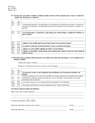 Formulario CFS440-5/S &quot;Evaluacion Del Uso De Sustancias Por Adultos&quot; - Illinois (Spanish), Page 3