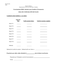 Document preview: Formulario CFS578-3/S Hoja De Comparacion De Pagos - Illinois (Spanish)