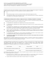 Formulario CFS1443/S Compromiso De Permanencia Por El Padre De Crianza Temporal/Pariente Cuidador - Illinois (Spanish), Page 2