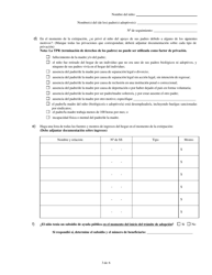Formulario CFS1800 A-1/S Calificacion Para Asistencia De Adopcion Para Ninos Que No Estan Bajo La Responsabilidad Legal Del Departamento De Servicios Para Ninos Y Familias De Illinois - Illinois (Spanish), Page 3