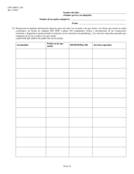 Formulario CFS1800-C-A/S Acuerdo De Asistencia Para La Adopcion - Illinois (Spanish), Page 10