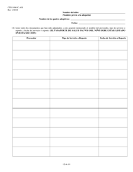 Formulario CFS1800-C-A/S Acuerdo De Asistencia Para La Adopcion - Illinois (Spanish), Page 12
