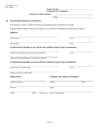 Formulario CFS1800-C-A/S Acuerdo De Asistencia Para La Adopcion - Illinois (Spanish), Page 19