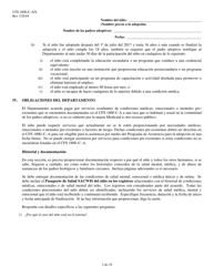 Formulario CFS1800-C-A/S Acuerdo De Asistencia Para La Adopcion - Illinois (Spanish), Page 3