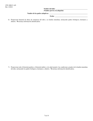 Formulario CFS1800-C-A/S Acuerdo De Asistencia Para La Adopcion - Illinois (Spanish), Page 7