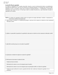 Formulario CFS1441-A/S Plan De Seguridad - Illinois (Spanish), Page 2