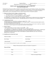 Formulario CFS1000-1/S Formulario Para Determinar El Idioma Principal De Clientes Hispanos - Illinois (Spanish)
