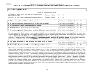 Formulario CFS2026-S Lista De Verificacion De Seguridad Del Hogar Para Padres Y Proveedores De Cuidados - Illinois (Spanish), Page 2