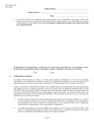 Formulario CFS1800 C-G/S Acuerdo De Tutela Legal Subvencionada - Illinois (Spanish), Page 15