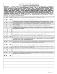 Formulario CFS1441/S Protocolo De Evaluacion De Riesgo De Menores Formulario De Determinacion De Seguridad - Illinois (Spanish), Page 3