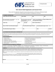 N.b. Interim Relief Application and Consent Form - Illinois, Page 2