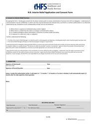 N.b. Interim Relief Application and Consent Form - Illinois, Page 3