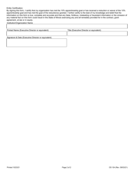 Form OS-104 Certification of Compliance - Illinois Works Jobs Program Act - Illinois, Page 2