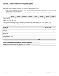 Form TR CVP01 Rolling Stock Capital Assistance Application - Illinois, Page 11