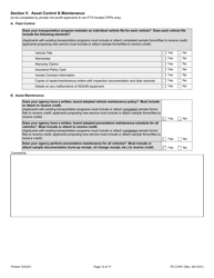 Form TR CVP01 Rolling Stock Capital Assistance Application - Illinois, Page 12