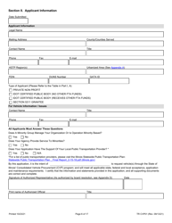 Form TR CVP01 Rolling Stock Capital Assistance Application - Illinois, Page 6