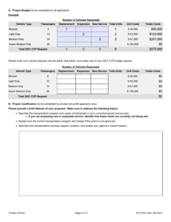 Form TR CVP01 Rolling Stock Capital Assistance Application - Illinois, Page 8
