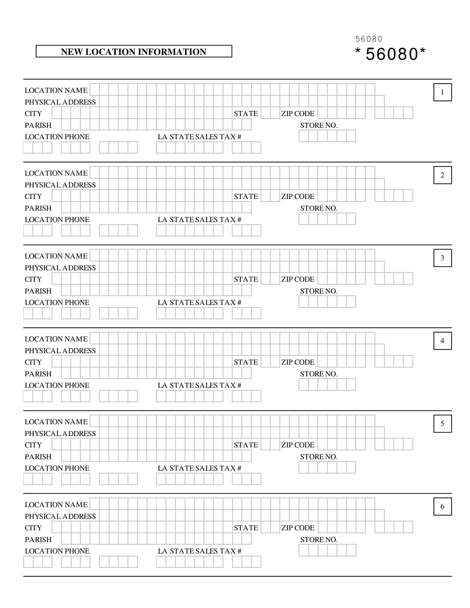 Form AES-56-08 Cut Flower Dealer Permit Application - Louisiana, Page 2