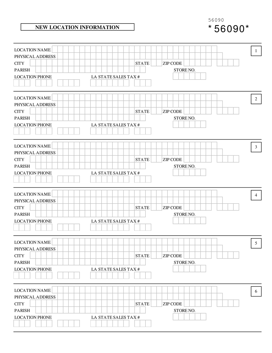 Form AES-56-09 Nursery Stock Dealer Permit Application - Louisiana, Page 2