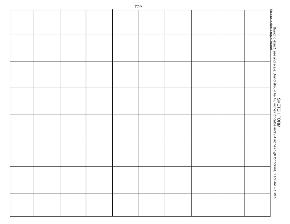 Form AHS-21-04 Brand Application Form - Cows / Horses / Sheep - Louisiana, Page 2