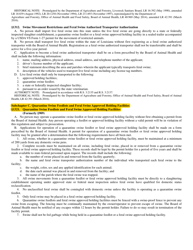 Form AHS-20-53 Application for Feral Swine Holding Facility or Quarantine Swine Feedlot - Louisiana, Page 3