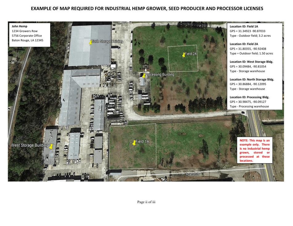 Form AES-28-09 Site Modification Request Form - Ldaf Industrial Hemp Program - Louisiana, Page 7