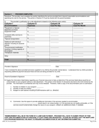 Special Needs Rate Request Form - Maryland, Page 3