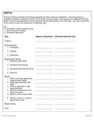 Special Needs Rate Request Form - Maryland, Page 5