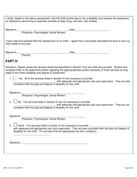 Special Needs Rate Request Form - Maryland, Page 6