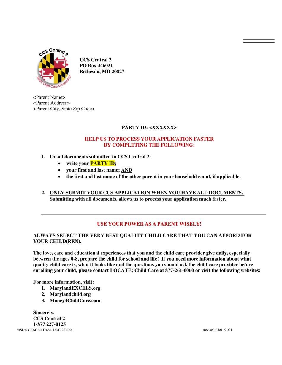 Online Classes Verification - Maryland, Page 1