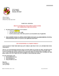 Document preview: Solicitud De Audiencia - Sudsidio Para El Cuidado De Ninos - Maryland (Spanish)