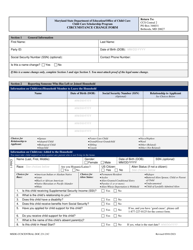 Circumstance Change Form - Maryland, Page 2