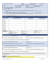 Circumstance Change Form - Maryland, Page 4