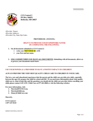 Document preview: Voluntary Closure Days Request Form - Maryland
