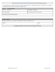 Application Withdrawal Request - Maryland, Page 2