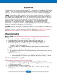 Instructions for Application for the Child Care Quality Incentive Grant Program - Maryland, Page 2
