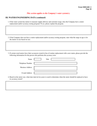 Form MDSARC-1 Water/Wastewater Staff Assisted Rate Case Application - Maryland, Page 11
