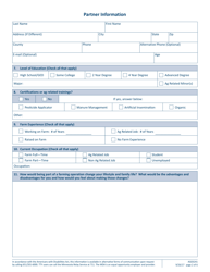 Form AG03241 &quot;Minnesota Farm Link Information Form - Beginning Farmer&quot; - Minnesota, Page 2