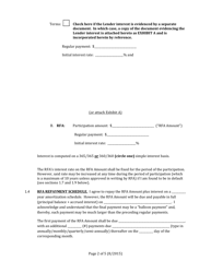 Rural Finance Authority Standard Loan Agreement and Note for Rfa Loan Participation Programs - Minnesota, Page 2