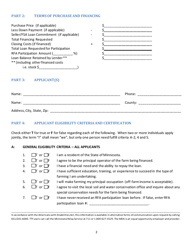 Form AG-01145 Application for Loan Participation - Minnesota, Page 2