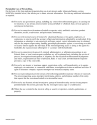 Form MNDNR-ELS007 Electronic License System Data Request - Minnesota, Page 2