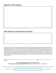 &quot;Fraud Report Form&quot; - Minnesota, Page 2