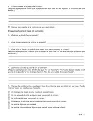 Solicitud De Revision Por Parte De La Unidad De Revision De Convicciones - Minnesota (Spanish), Page 6
