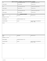 Contract Worker Application - Mississippi, Page 2